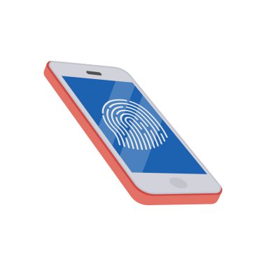 Vektör olarak kimlik simgesine dokunun. Logotype