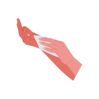 Temizlik Eli simgesi vektörde. Logotype