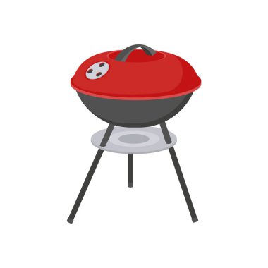 BBQ Grill icon in vector. Logotype
