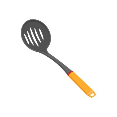 Vektör olarak Slotted Spoon simgesi. Logotype