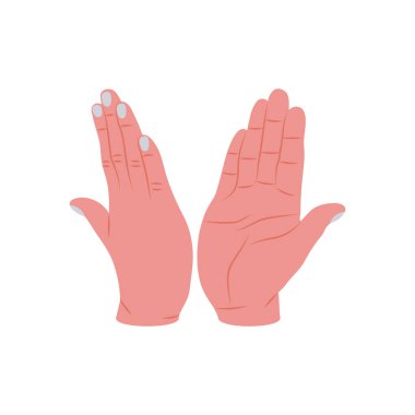 Vektör olarak beşlik bir simge. Logotype