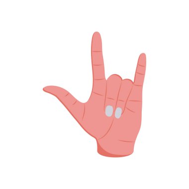 Vektör olarak seni seviyorum. Logotype