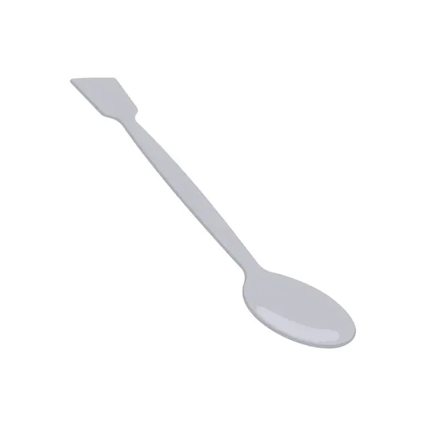 Laboratuvar Spatula simgesi vektörde. Logotype