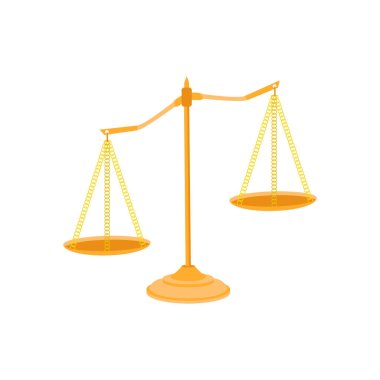 Vektör olarak adalet simgesi. Logotype
