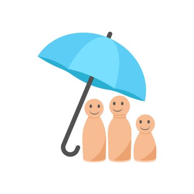 Aile Sigortası ikonu. Logotype