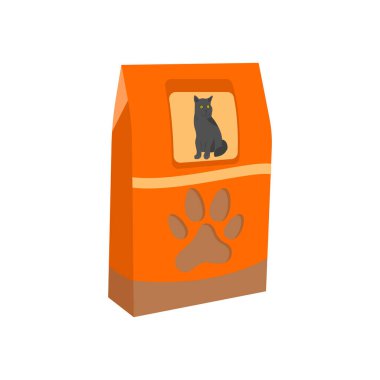 Vektör olarak evcil hayvan besin ikonu. Logotype