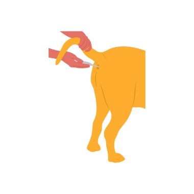 Vektör sıcaklığı simgesi kontrol ediliyor. Logotype