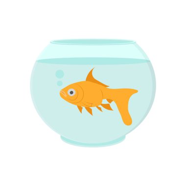Vektör olarak Fish Bowl simgesi. Logotype