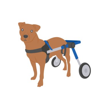 Özürlü Köpek ikonu. Logotype