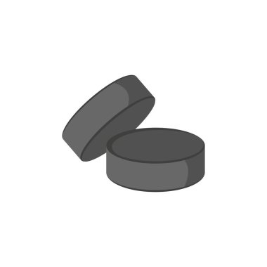 Hokey Puck ikonu. Logotype