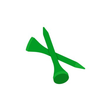 Vektör olarak Golf Tee simgesi. Logotype