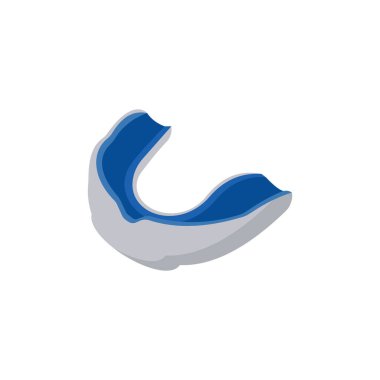 Mouth Guard simgesi vektörde. Logotype