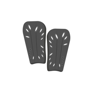 Shin Guard simgesi vektörde. Logotype