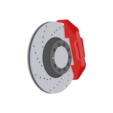 Fren simgesi vektörde. Logotype