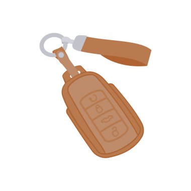 Anahtar zinciri simgesi vektörde. Logotype