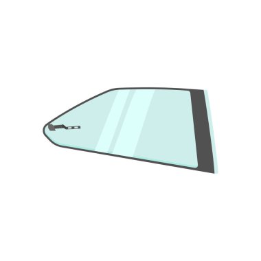 Araba Kapısı Ayna simgesi vektör. Logotype