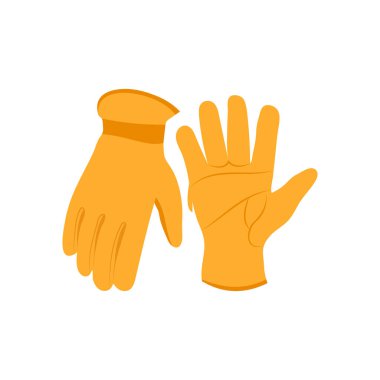 Vektör olarak tarım eldivenleri simgesi. Logotype