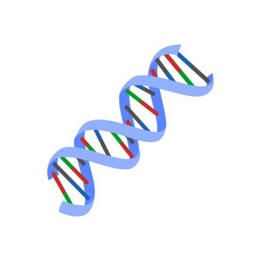 Vektör olarak genetik simge. Logotype