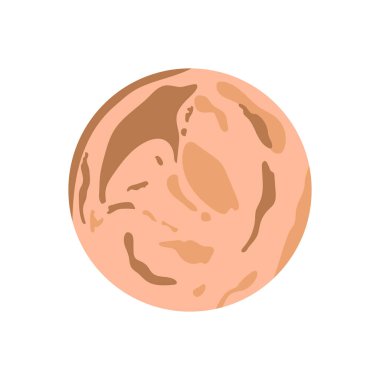 Plüton simgesi vektörde. Logotype