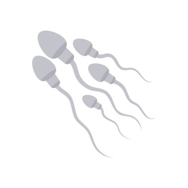 Vektör içinde sperm simgesi. Logotype