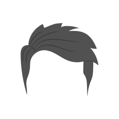 Vektör olarak Man Hair simgesi. Logotype