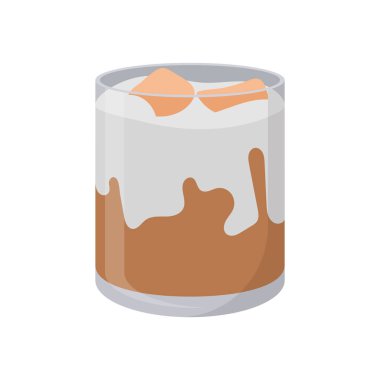 Vektör olarak beyaz Rus simgesi. Logotype