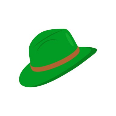 Vektör olarak Safari Şapka simgesi. Logotype