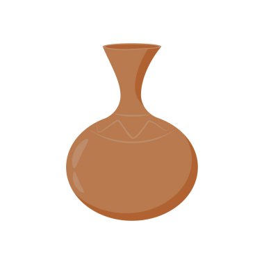 Afrika çömlek ikonu vektör. Logotype