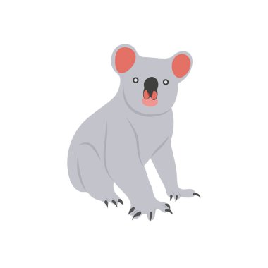 Avustralya Koala ikonu. Logotype