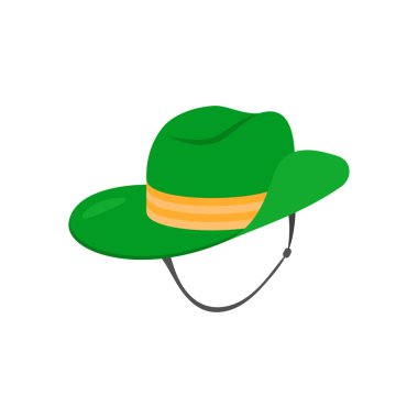 Kambur Şapka simgesi vektörde. Logotype