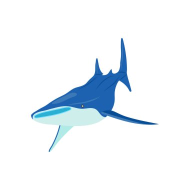 Vektör olarak balina köpekbalığı simgesi. Logotype