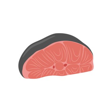 Köpekbalığı bifteği ikonu. Logotype