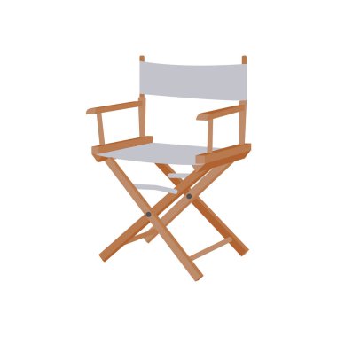 Vektör Logotype içerisinde Yönetmen Koltuğu simgesi