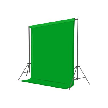 Yeşil Kumaş simgesi vektörde. Logotype