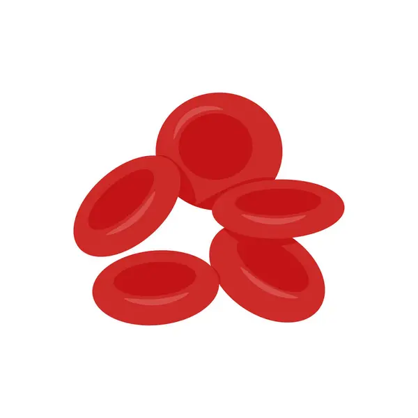 Kırmızı Kan Hücreleri ikonu vektörde. Logotype