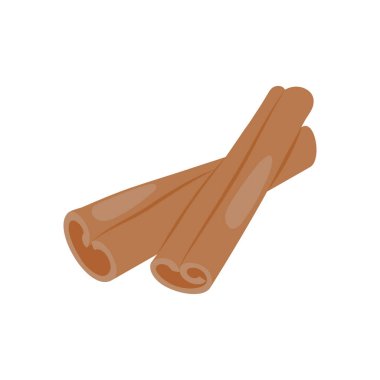 Tarçın simgesi vektörde. Logotype