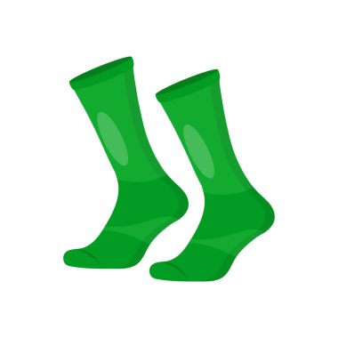 Çorap simgesi vektörde. Logotype