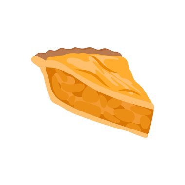 Vektör olarak Apple Pie simgesi. Logotype