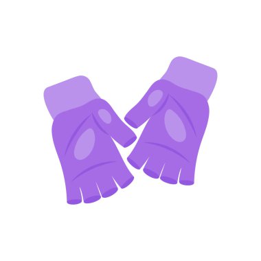 Vektör olarak Parmaksız Mittens simgesi. Logotype