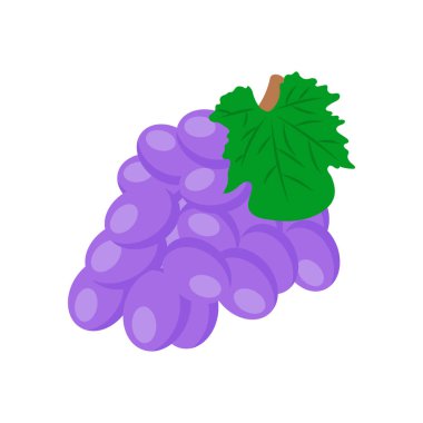 Vektör olarak üzüm simgesi. Logotype
