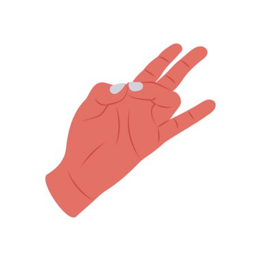 Vektör olarak Mudra simgesi. Logotype