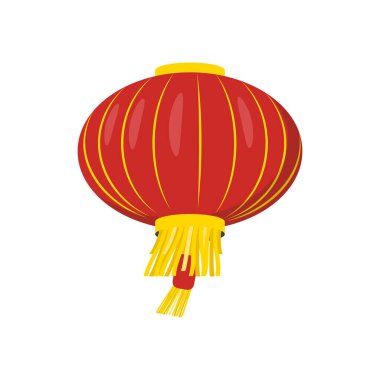 Vektör olarak Çin Feneri simgesi. Logotype
