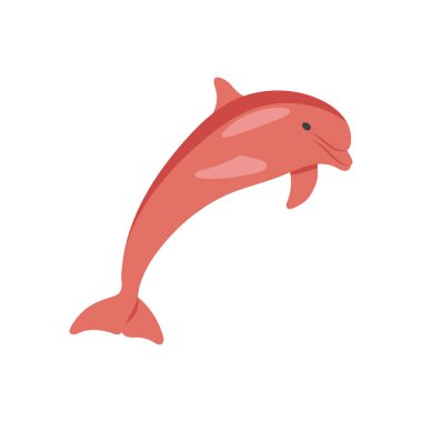 Çin Beyaz Yunusları 'nın vektör simgesi. Logotype