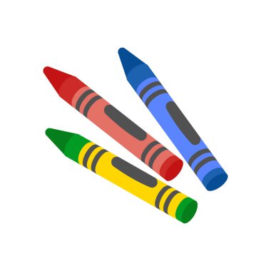 Pastel boya sembolü vektörde. Logotype