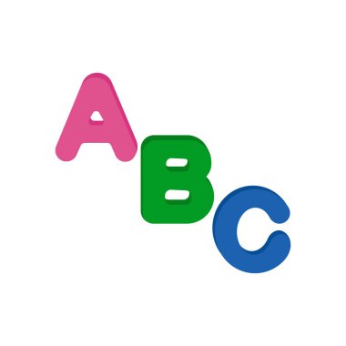 ABC simgesi vektörde. Logotype