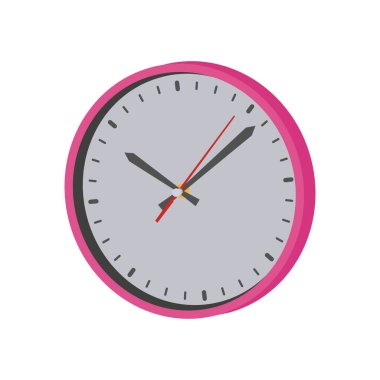 Saat simgesi vektörde. Logotype