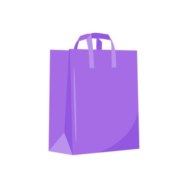 Kağıt Torba Paket simgesi vektörde. Logotype