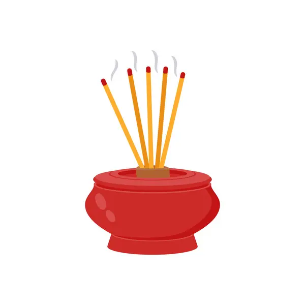 Tütsü Çubukları simgesi vektörde. Logotype