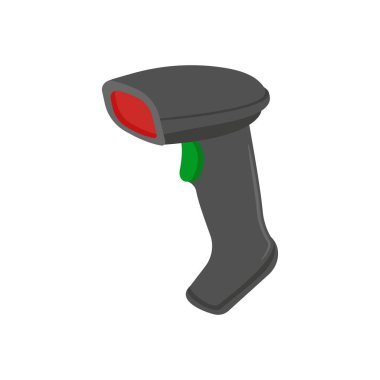 Barkod tarayıcı simgesi vektör cinsinden. Logotype