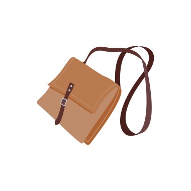 Postacı Çanta simgesi vektörde. Logotype